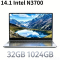 Intel N3700 14.1 Inch Ultra Slim Laptop 16GB RAM 2TB SSD 1920x1080 Gaming Notebook for Office Study 4K Video Pro
