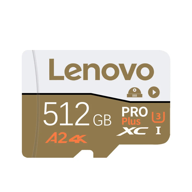Lenovo Memory Card 128GB 256GB 512GB High Speed Flash Card Reliable Micro SD Card Class10 Storage Card For Camera Phone Dash Cam
