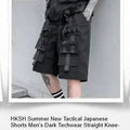 HKSH Spring Summer New Men's RO Style Round Collar Printed T-shirt Oversized Chic Cotton Chic Top American Loose Y2K Tees HK4638