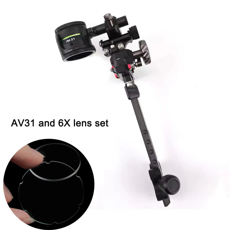Single Pin Compound Bow Sight, Aluminum Alloy Long | SAMAG