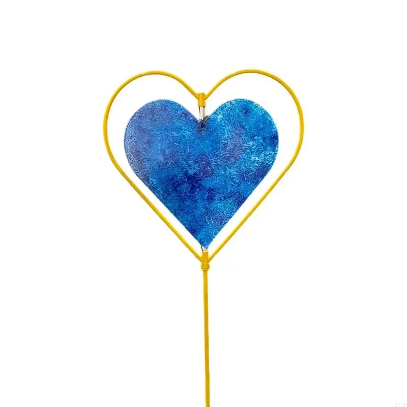 Garden Decors for Outside,Metal Love Heart Decorative Garden Stakes Yard Art Garden Decorations for Outdoor Pathway 37JD