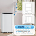 Portable AC Unit 12000 BTU, 3-in-1 Air Conditioner With Fan & Dehumidifier, Remote, Quiet Sleep Mode, 24H Timer For 550 Sq Ft