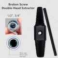 Double Head Wrench Faucet Valve Broken Screw Extractor Set Pipe Remover Tools Damaged Wire Water Pipe Bolt Broken Removal Tool