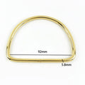 1-10Pcs D Ring Shape Metal Handles Replacement DIY Handbags Bags Purse for Making Women Bag Belt Hardware Accessories
