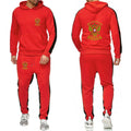 Russia Badge Gold Eagle Men's New Sport Wear Hoodie Solid Color Long Sleeve Tracksuit+Casual Sweatpants Suit - View 4 | SAMAG
