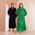 Fashionable double-sided thick plush nightgown women | SAMAG