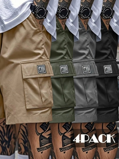 Men's Cargo Work Shorts, Multi-Pocket Design | SAMAG
