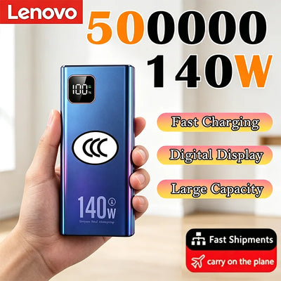 Lenovo 500000mAh 140W Super Fast Charging Ultra Capacity | SAMAG