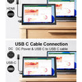 17.3 Inch Portable Monitor 1920X1080 16:10 250cd/m2 Gaming Computer Expand Display PC Raspberry For XBox PS4/5 Switch Loptop