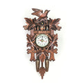 Wooden Hanging Wall Clock Bird Alarm Clock Cuckoo Clocks For Home Decoration Quartz Watch Decorative Home Decor