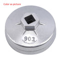 Wrench Auto Tool 1/2 Square Drive 65mm 67mm 74mm 79mm End Cap Oil Filter Wrench Auto Hand Tools Remover Tool For
