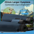 10x50 Blue Binoculars with Phone Adapter & Tripod - High-Power HD Optics for Bird Watching, Stargazing, and Outdoor Adventures