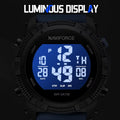 New Original Men Electronic Watches Simple Trend Wild Silicone Strap Wristwatches for Man 5ATM Waterproof - Visuel 5 | SAMAG