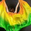Belly Dance Veils Light Texture Gradient Color Veil Shawls 250cmx120cm Latin Belly Dance Shawls Costumes Accessories