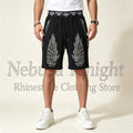 Men's Rhinestone Tracksuit Set European Luxury Streetwear Casual Daily Outfit T - Shirt And Pants - View 21 | SAMAG
