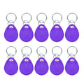 5YOA 10pcs 125KHz T5577 Keyfobs Rewritable Duplicate Tag 5200 Proximity Copy Access Card ID Token Ring RFID Cloner Keychain