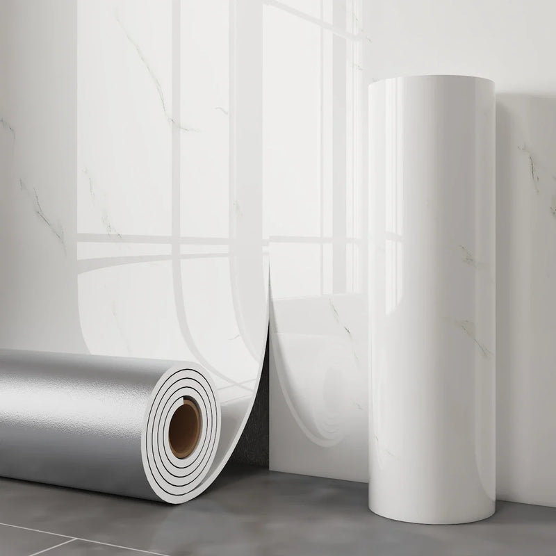 40 Waterproof Bathroom DIY Wall Decor Panel Self-Adhesive Marble Tile Living Room Background Wall Sticker Easy Install Wallpaper