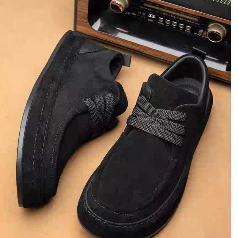 Men's Shoes Are Fashionable Brown Casual Shoes Made of Durable Suede Material Comfortable Walking Shoes Suitable for Daily Wear