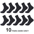10 Pairs/Lot Men's Bamboo Fiber Socks Compression Autumn | SAMAG
