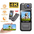 Digital Camera Mini WiF 4K 2K 1080P HD Portable Video Recorder Body Cam Infrared Night Vision Police/Bike Camcorder Sports DV