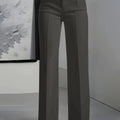 New Women's High - Waisted Draped Straight - Cut Suit Pants - View 19 | SAMAG
