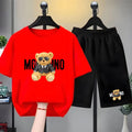 Fashion Letter Bear Print Children Summer Clothing - View 17 | SAMAG