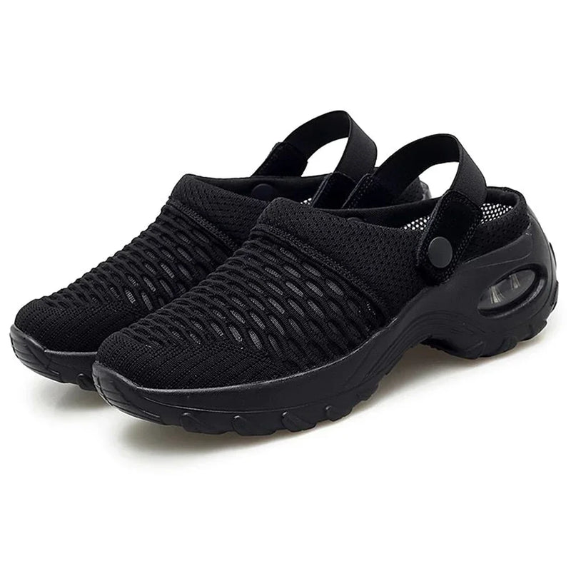 Mesh Orthopedic Clogs Arch Support Walking Shoes Breathable Outdoor Slippers for Women Mom's Gift