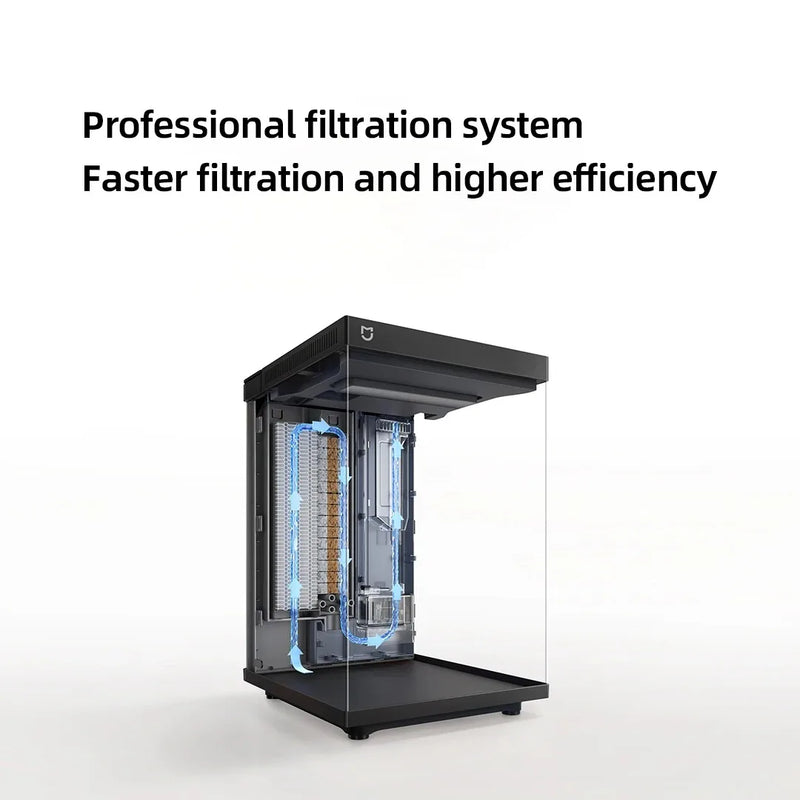 Xiaomi Mijia Smart Desktop Aquarium 10L Smart Fish Tank App Control Feeding Pro Filtration Mi Home Compatible No Assembly CN
