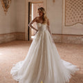 Classic Strapless Wedding Dresses for Bride Lace | SAMAG