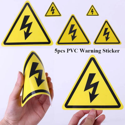 Yellow Warning Sticker 3.6/5/8/10/15cm Accessories | SAMAG