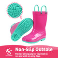 Evshine Rain Boots For Children Fashion Cute Rubber Boots Boys And Girls Waterproof Rain Boots Lovely Cartoon Kids Rain Boots