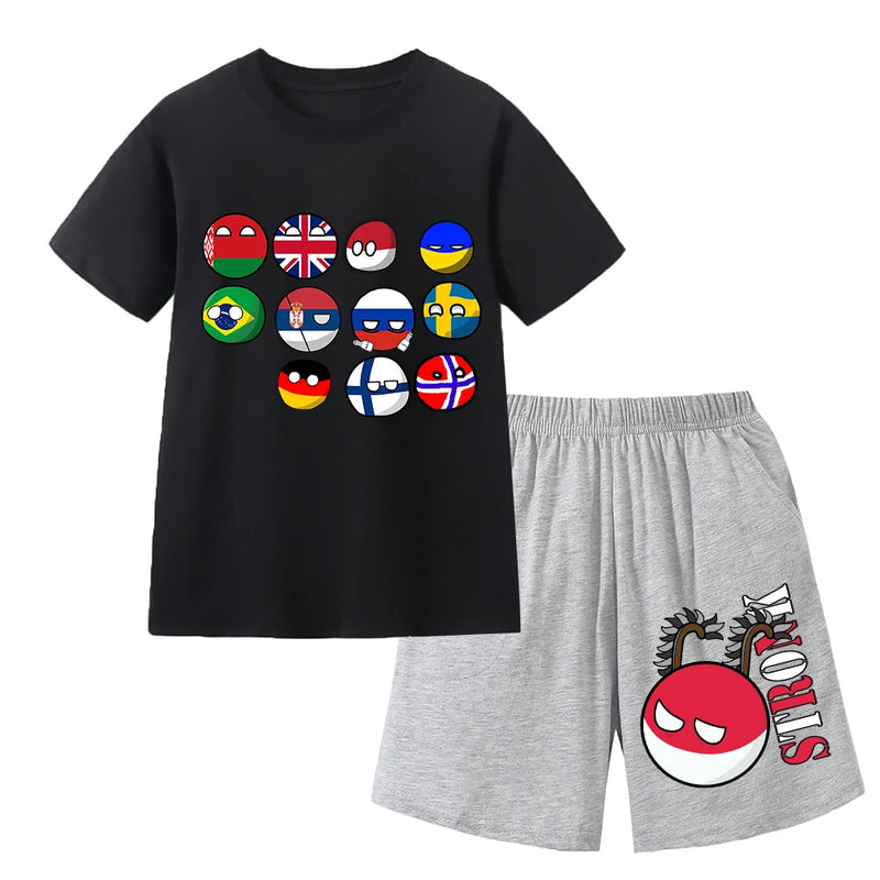 Countryball Polandballs Clothes for Summer Toddler Girls | SAMAG