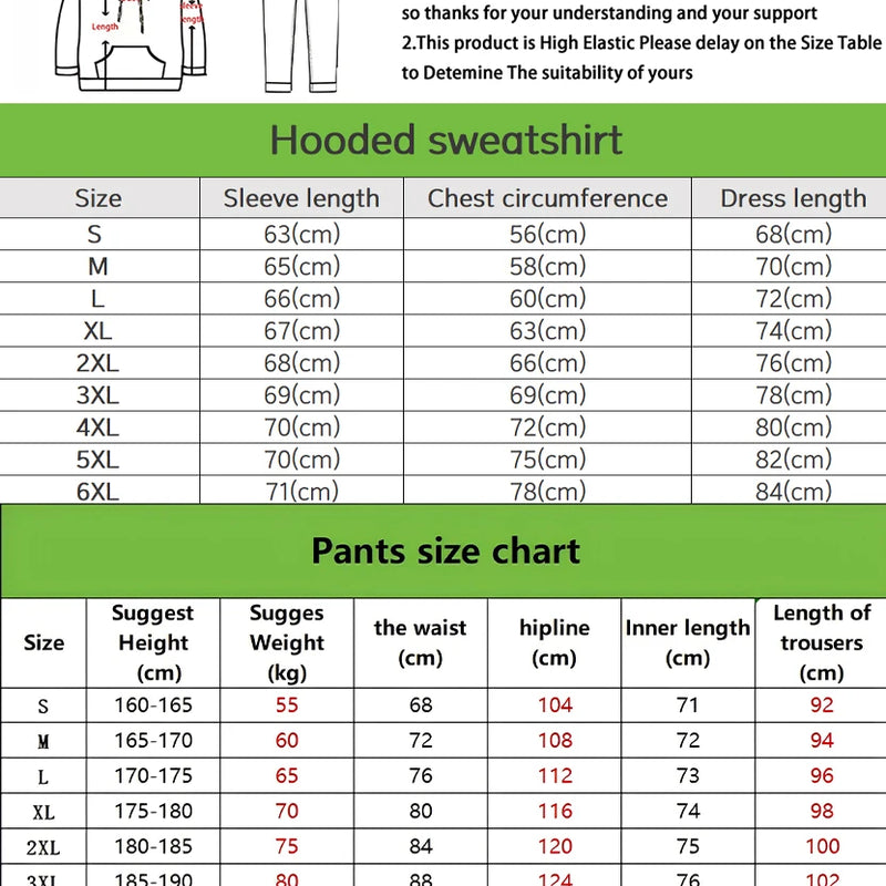The new men's hoodie set for Spring and Autumn features a casual fashionable soft and comfortable 3D pattern - View 5 | SAMAG