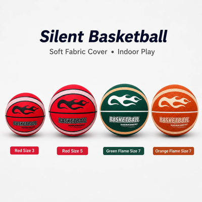 Silent Basketball Soft Foam Indoor Training Ball Fabric | SAMAG