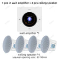 Bluetooths in Wall Amplifier Mini Stereo Home Theater Sound Systems Audio FM Radio AUX Hotel Power Amplificador Ceiling Speakers