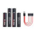 Soshine 1.5V 600mWh Aaa Battery AAA USB Li-ion Rechargeable Battery 3A 1.5Volt Lithium Batteries Toys Camera Flashlight  Clock