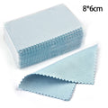 10x6.3cm/8x8cm/8x6cm 50pcs Silver Clean Polishing Cloth Soft Wipe Wiping For Necklaces Rings Jewelry Tool - Visuel 14 | SAMAG