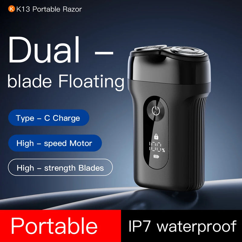 New Shaver Electric Super Clean Men's Shaver Business Mini Portable Full Body Waterproof Shaver Gift