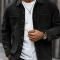 The New Spring and Autumn Corduroy Shirt, a Casual Men's | SAMAG
