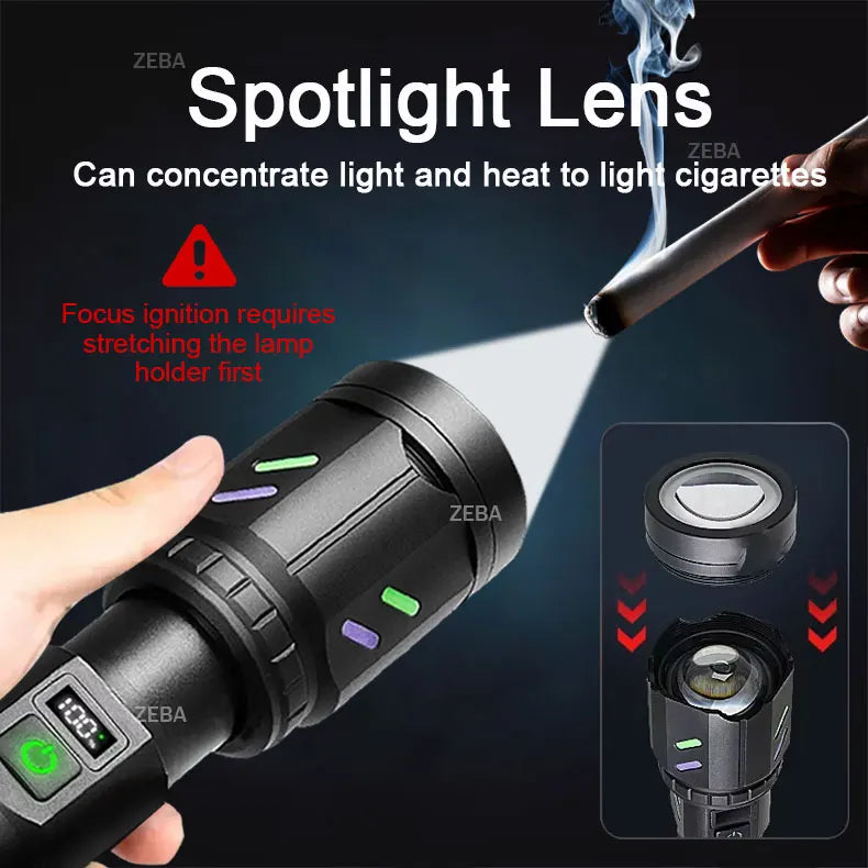 Ultra Powerful Windproof Fire Starting Flashlight - View 2 | SAMAG