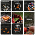 HD300 Smart Watch AMOLED Path 5.4Bluetooth Chat AI GPT Waterproof NFC Health Watches Bluetooth Call Travel Diving Smartwatch