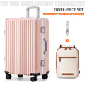 Trolley Luggage 20 24 26 28" Aluminum Frame Rolling Luggage Case USB Travel Suitcase on Wheels Combination Lock Carry on Luggage
