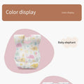 50-Pack Disposable Bibs for Babies Aged 6 Months to 2 Years Cartoon Bear Feeding Bib for Boy Girl Non-woven Drool Towel