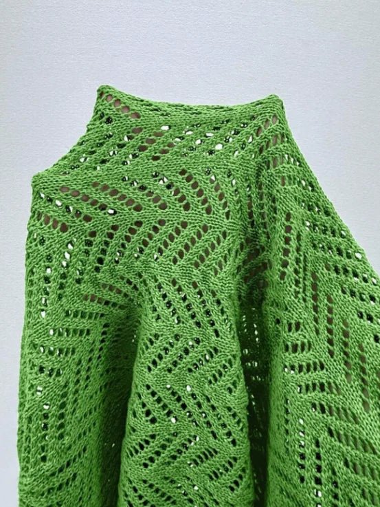 Ladies Elegant Solid Color Knitted Vest Summer Thin Layer - View 3 | SAMAG
