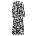 Women's Modest Fashion Muslim Long Dress Floral Print | SAMAG