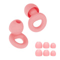 Quiet Ear Plugs for Noise Reduction – Super Soft, Reusable Hearing Protection for Sleep,Swim, Work 8 Ear Tips in XS/S/M/L
