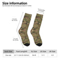 Custom Cute Military Camo Camouflage Army Socks Women Men Warm 3D Printing  Sports Basketball Socks