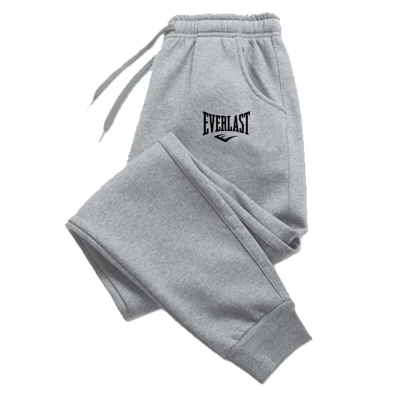 Fitness Gym Breathable Pants New Printed Pants EVERLAST Men Women Running Pants Joggers Sweatpant Sport Casual Trousers S-3XL