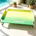Stainless Steel Dog Bed Washable Elevated Dog Bed Pet Furniture Long-Lasting Cooling for Large Dogs