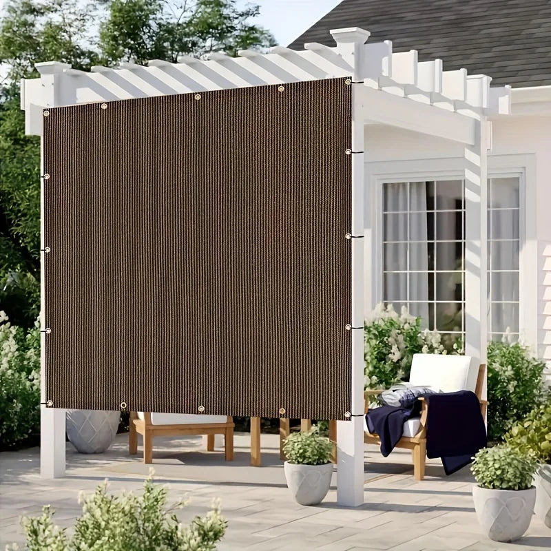 Outdoor Sun Shade Net - Brown, UV Protection, Durable | SAMAG